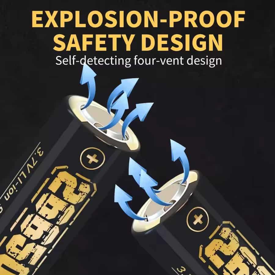 Bateria 26650 power black